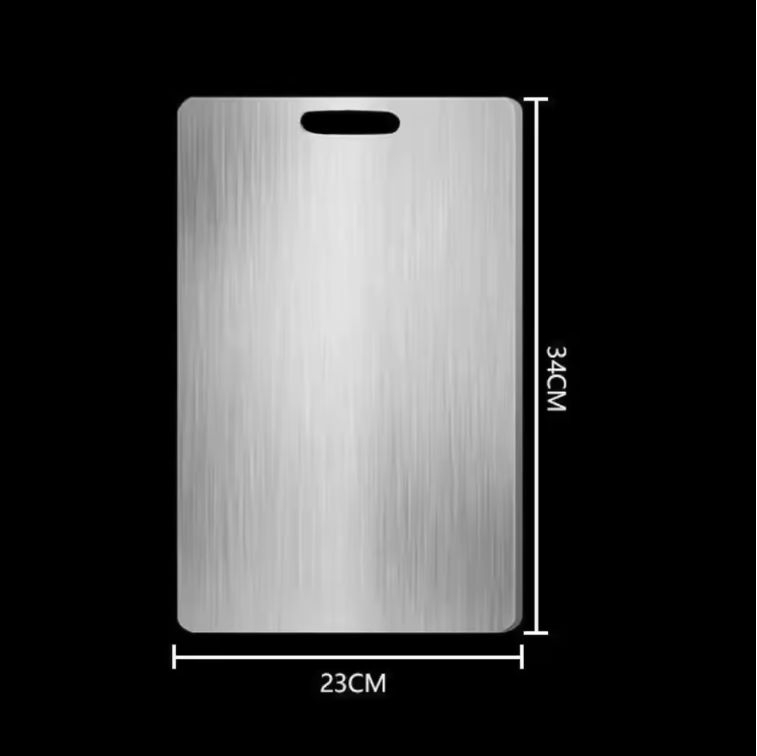 Planche à découper style titane